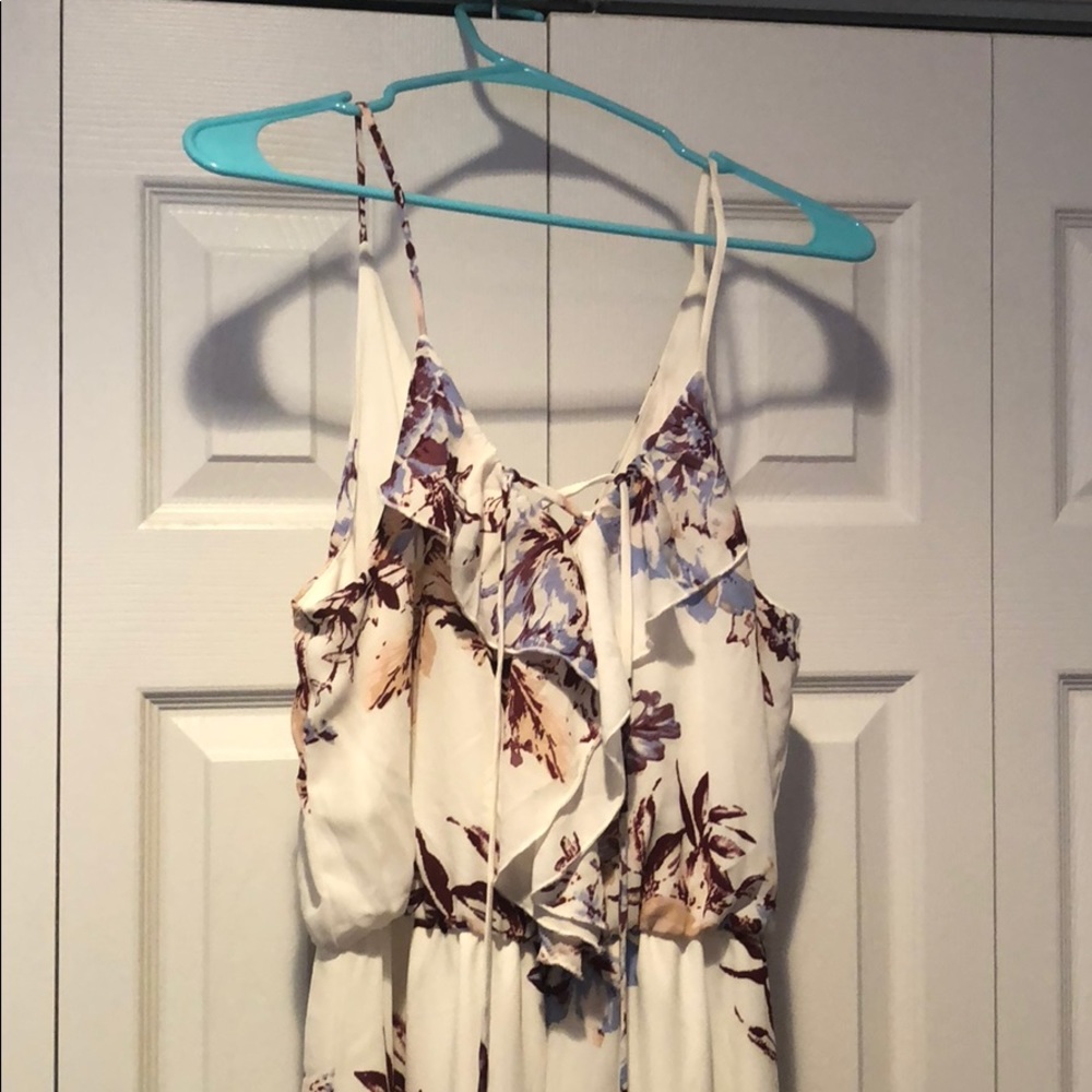 Hi low floral dress